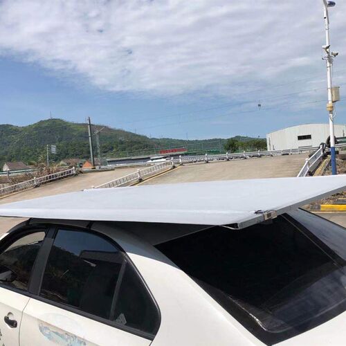 汽车遮雨伞遮阳棚教练车顶灯遮阳篷布式遮阳伞驾校专用太阳蓬
