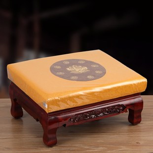 拜垫跪垫家用佛前用磕头拜椅佛垫礼拜蒲团实木拜凳佛堂拜佛垫