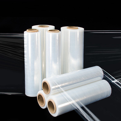 缠绕膜c宽拉伸膜工业保鲜膜装膜盘卷托大打膜膜