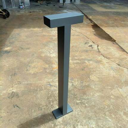 T字7字型双头LED宽电压草坪灯户外花园1米高方型杆花园草坪灯跨境