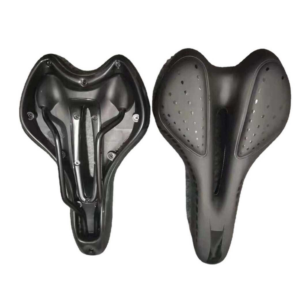 自行车坐垫山地车加厚硅胶车座后座后座垫座子坐鞍软单车鞍座配件