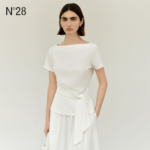 N°28【呼呼专享】纯棉短袖女收腰夏百搭T恤上衣895251T522