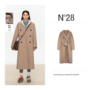 801牦牛绒’毛呢外套宽松大衣8A52D810 N°28‘经典 钱老板