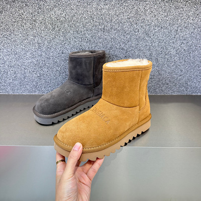 2025年新款秋冬季厚底增高雪地靴时尚百搭舒适保暖棉鞋休闲鞋女靴