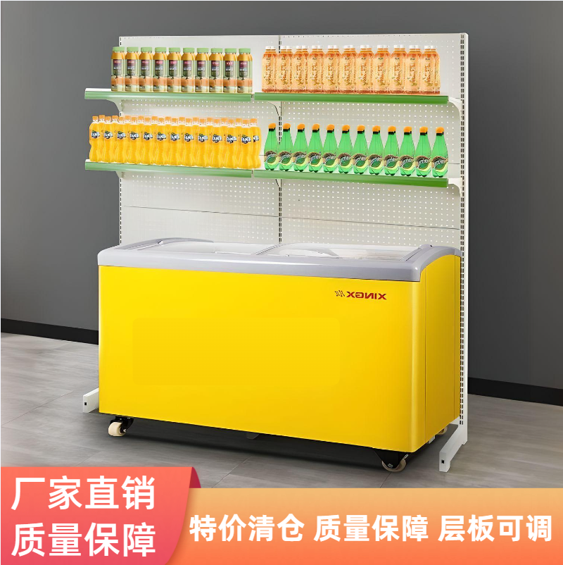 加厚加固超市冰柜上方货架展示架商店小卖部便利店零食商品冰柜,商业/办公家具,超市货架,淘宝优惠券,粉丝福利购,淘宝优惠卷