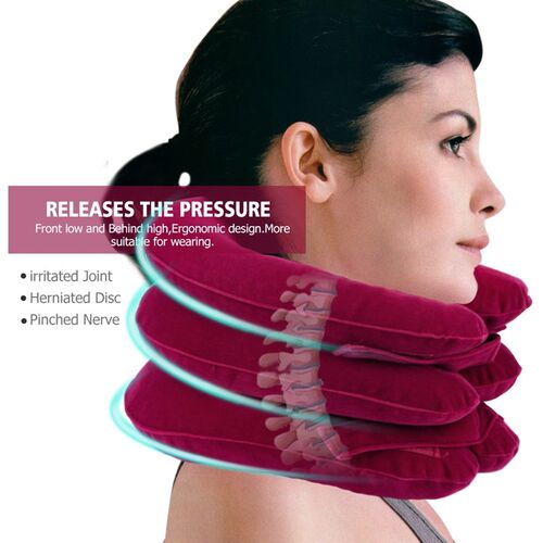 Inflatable Air Cervical Neck Traction Device Tractor Support