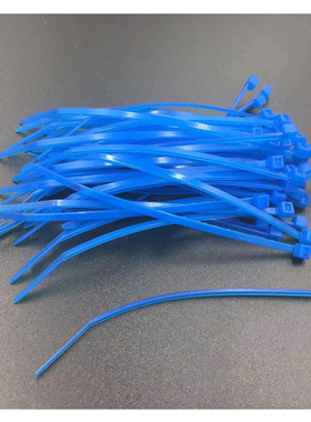 铁特氟龙扎带耐高低温2度蓝色 *100mm 200/300/30阻燃9V-0