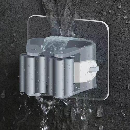 Household broom mop holder adhesive hook家用扫把拖把架黏钩