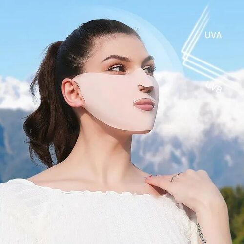 Summer Ice Silk Sunscreen Mask Summer Anti-UV Protection