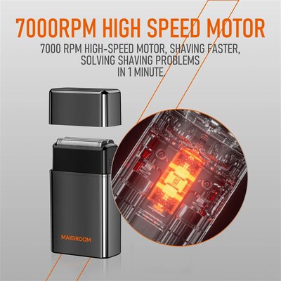 MAXGROOM 2 in 1 Electric Shaver For Men Foil Shaver Beard Sh
