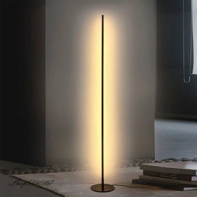Modern Strip Floor Lamp Led Lights Simple Standing Lamp for