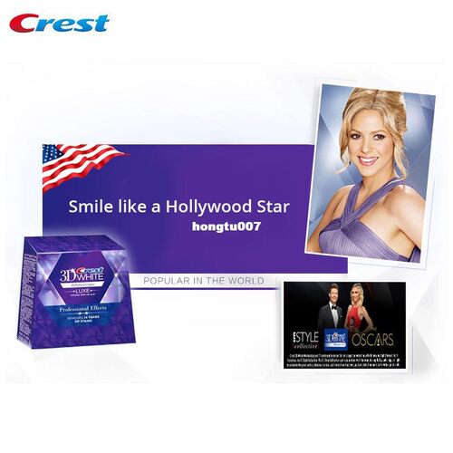 Crest 3D White Whitestrips Tooth Whitening Kit Oral Hygiene