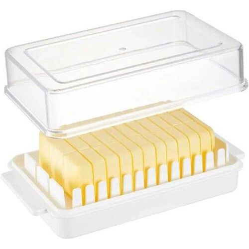 1pc Butter Dish Storage Box Lid Covered Keeper Plastic Lid