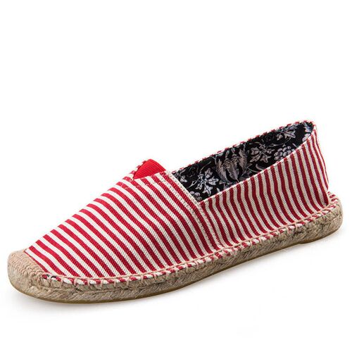 Mens Espadrilles Men Patchwork Slip on Summer Shoes Men Loaf