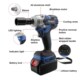 Impact Wrench Brushless Power Electric 2inch Tool Cordless