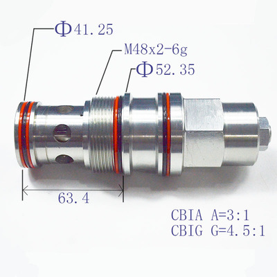 螺纹插装平衡CBIG螺纹8x2流量L