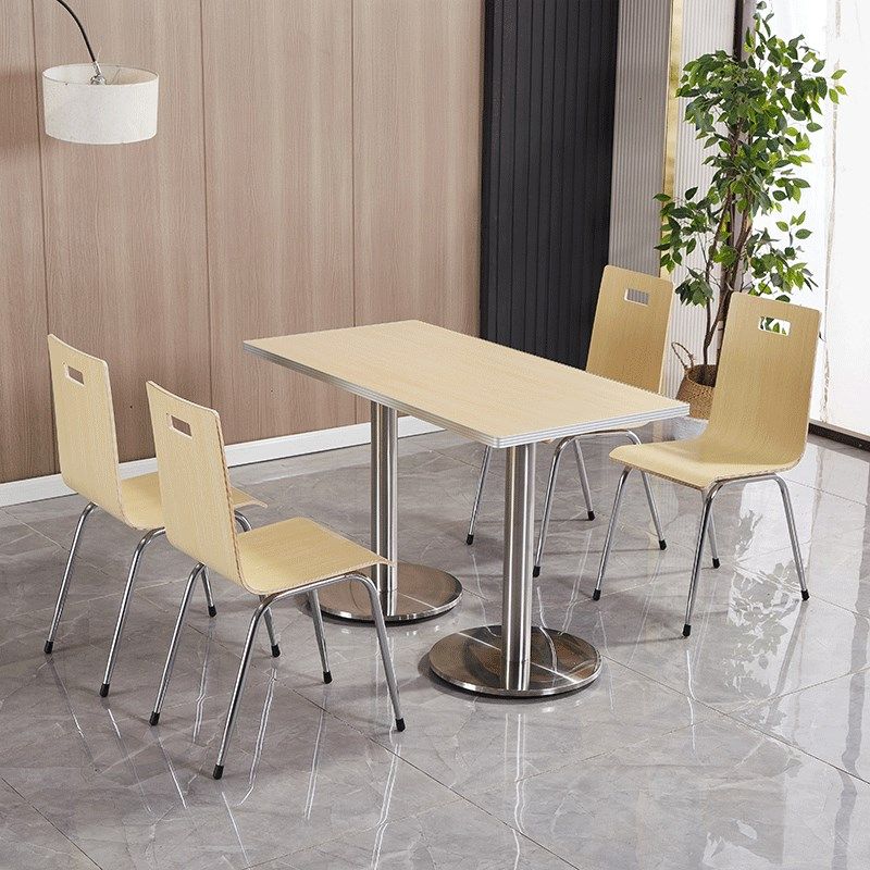 食堂快餐店人2人位餐桌椅奶茶汉堡面馆小吃店两件式不锈钢快餐桌,住宅家具,不锈钢/PVC餐桌,淘宝优惠券,粉丝福利购,淘宝优惠卷