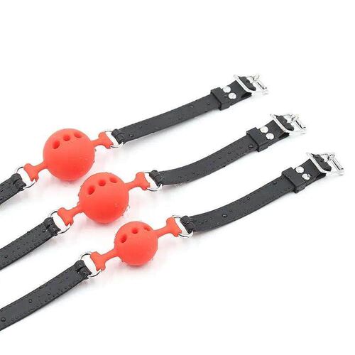 Sizes Soft Safety Silicone Open Mouth Gag Ball Bdsm Bondage