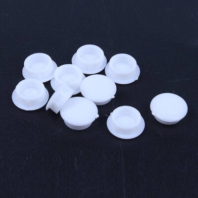 Blanking End Caps 10mm Dia Plastic Round Tubing Tube Inserts