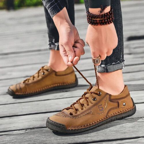 New Men Leather Caual Shoe Outdoor Comfortable High Quality