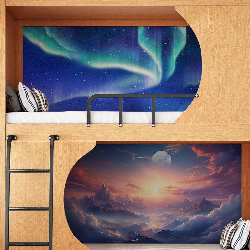 宇宙星空壁画贴纸宿舍自粘装饰画床头画卧室墙纸星星月亮墙画壁纸,家居饰品,软装墙贴,淘宝优惠券,粉丝福利购,淘宝优惠卷