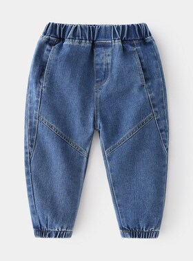 Baby Boy Girl Loose Jeans New Fashion Korean Style Casual So