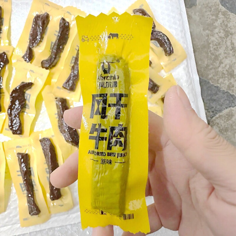科尔沁牛肉干风干牛肉干内蒙古特产孕妇手撕牛肉健身零食独立包装