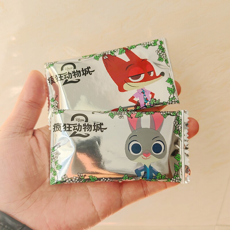 疯狂动物城黄油小芝巧克力薄脆芝士味饼干新款日常解馋小零食小包