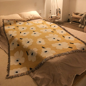 休闲毛毯小毯子床上用线毯沙发毯盖腿午睡毯飞机毯毯潮