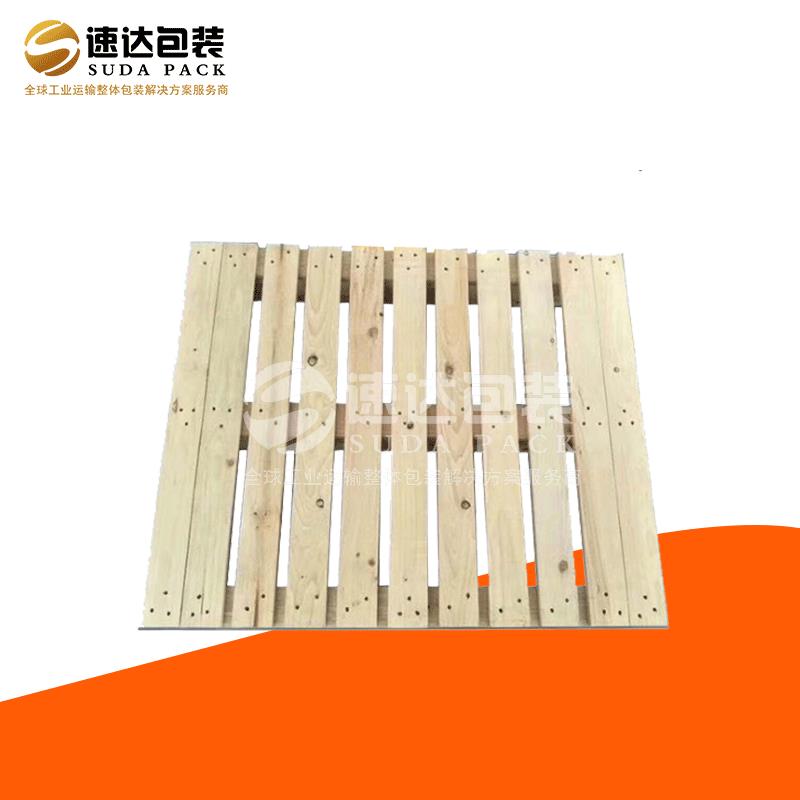 厂家叉车四向进叉承重力强木托盘发货快速结构稳定仓储木托盘