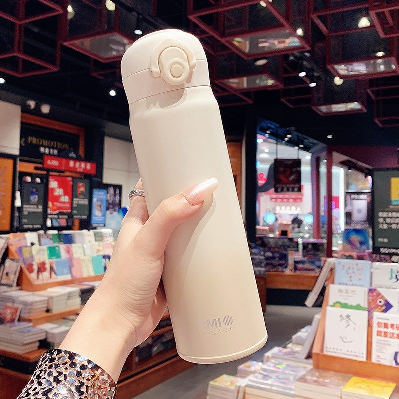 保温杯女2024新款简约弹盖水杯学生上学便携不锈钢杯子男士车载杯,餐饮具,保冷/保温杯,淘宝优惠券,粉丝福利购,淘宝优惠卷