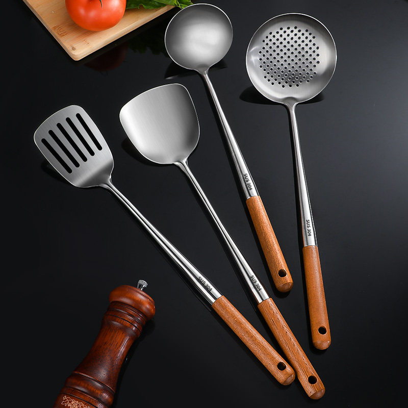 勺子锅铲炒菜铲子家用厨具炒勺304不锈钢锅勺套装汤勺厨房,厨房/烹饪用具,全套勺铲,淘宝优惠券,粉丝福利购,淘宝优惠卷