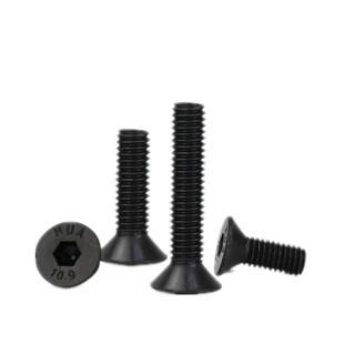 10.9级英制沉头内六角螺丝3/16-24平头1/4-20美制螺栓3/8-16螺栓