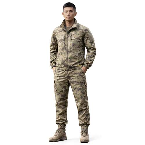 防刮耐磨抗撕裂迷彩服套装工作服