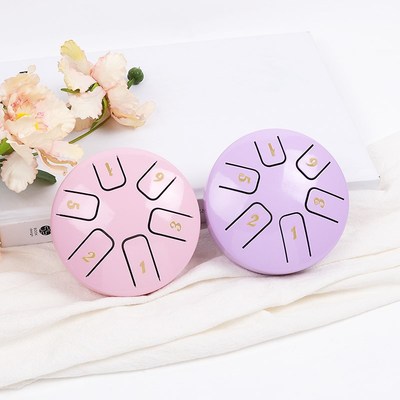 迷你空灵鼓 3寸3.8寸4.5寸6音8音迷你小鼓 儿童音乐启蒙初学乐器