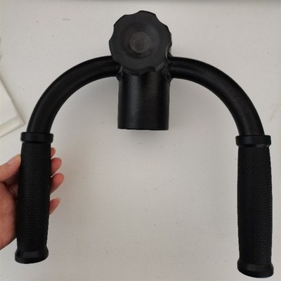 T杠硬拉握把把手杠铃杆练臀深蹲背划船辅助器炮筒地雷架训练把手