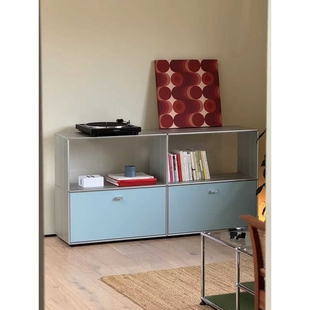 caca家具韩国FlatPoint模块组合柜子铝材金属设计师家具