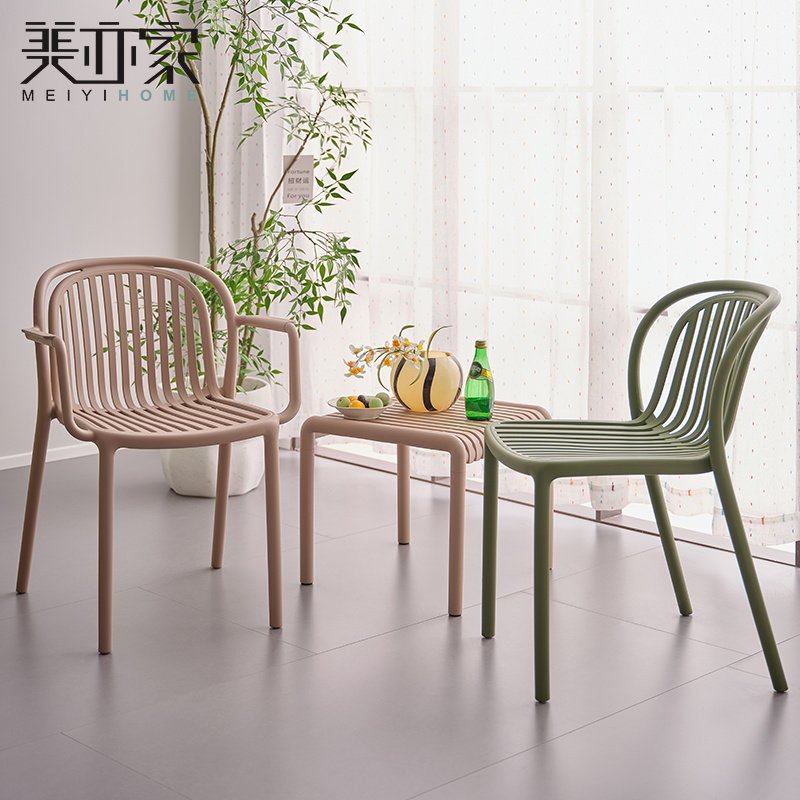 塑料椅子家用靠背加厚休闲椅餐厅咖啡厅餐桌椅现代简约凳子户外椅,住宅家具,桌椅套件,淘宝优惠券,粉丝福利购,淘宝优惠卷