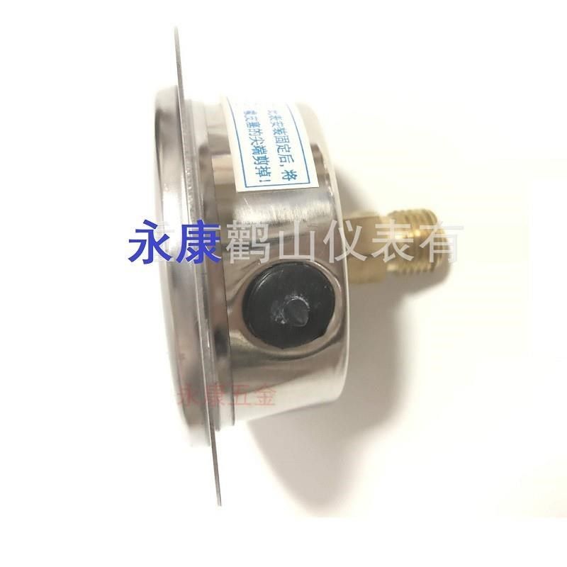 鹳山耐震轴向YN60ZT带边YN-60Z安装式压力表油压液压抗震表防震表,橡塑材料及制品,其他塑料制品,淘宝优惠券,粉丝福利购,淘宝优惠卷