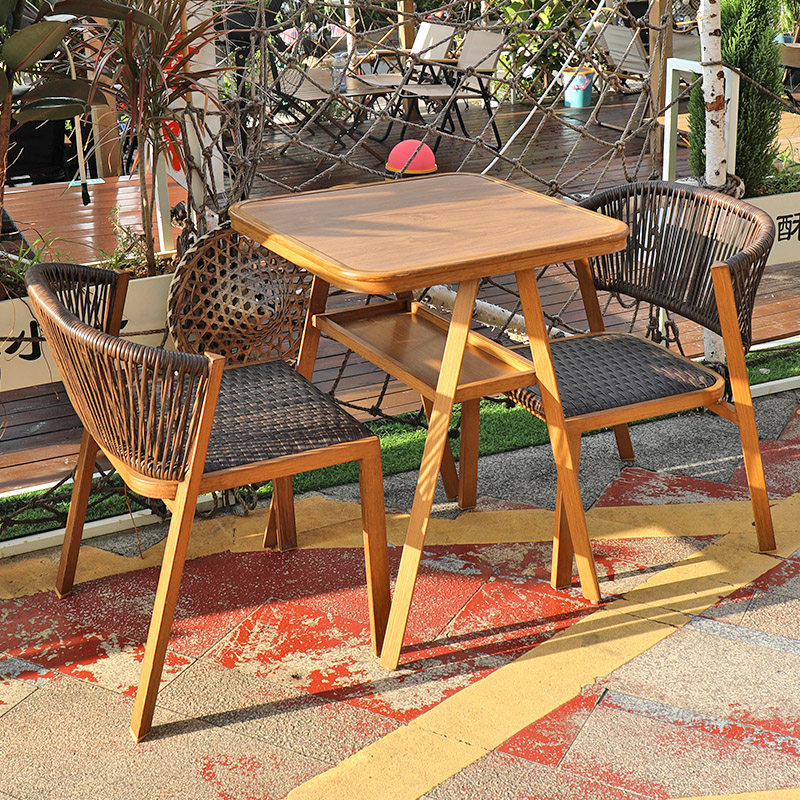 梓晴松兰阳台桌椅休闲区布置藤椅三件套一桌两椅家用小户型茶桌椅,住宅家具,阳台椅,淘宝优惠券,粉丝福利购,淘宝优惠卷