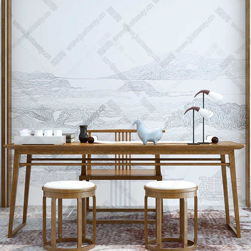 新中式简约茶室接待泡茶台桌家居小户型实木茶桌椅组合定制长桌子,住宅家具,家用茶台/茶桌,淘宝优惠券,粉丝福利购,淘宝优惠卷