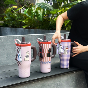 【沈月同款】Uookqi原创316内胆霸王杯1200ML 随行杯保温杯大容量