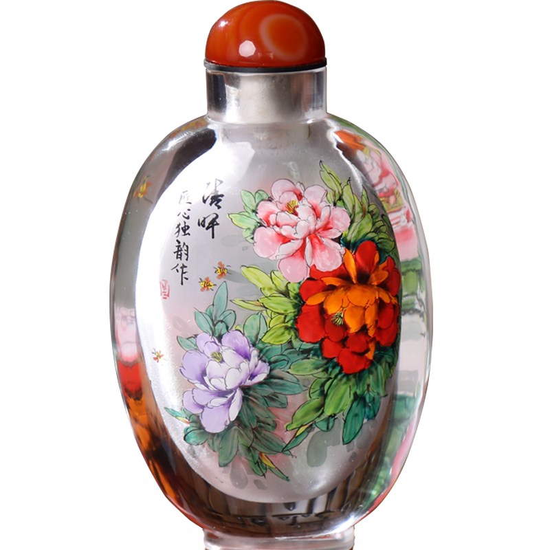 内画鼻烟壶非遗手工艺中国风出国礼品送老外特色礼物商务定制纪念