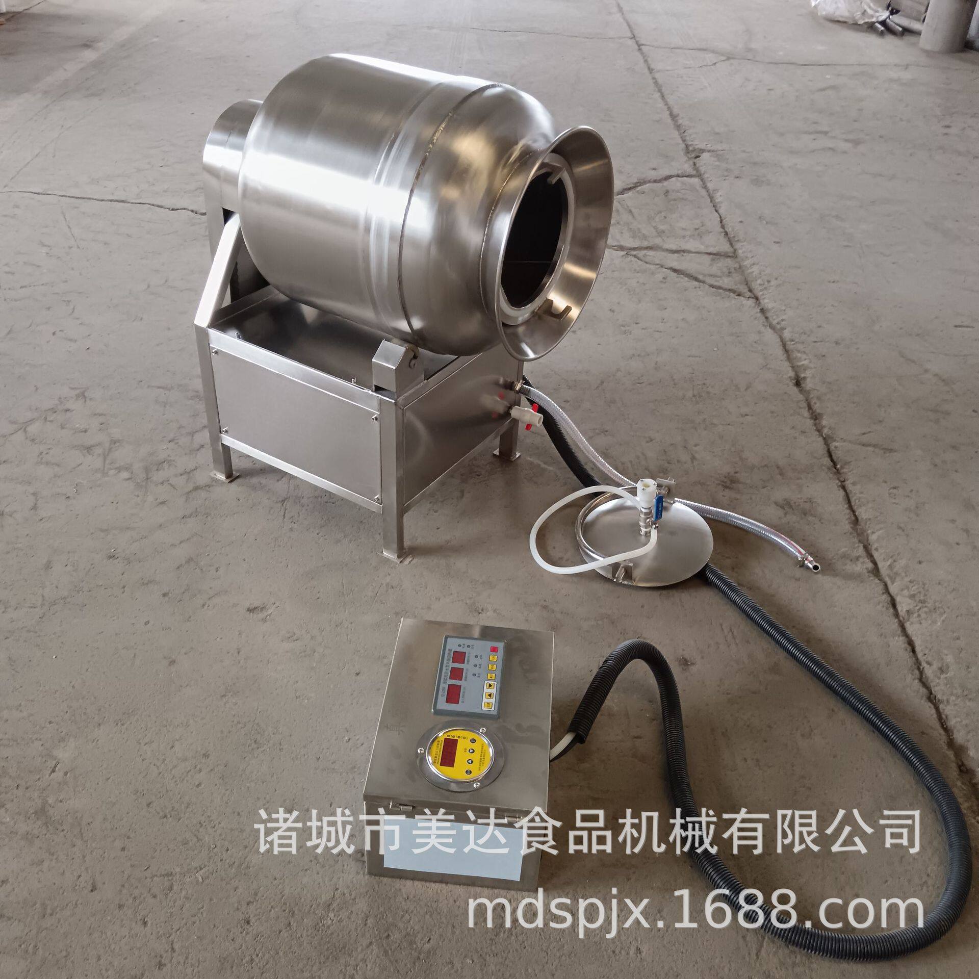 自动卤牛肉真空滚揉机不锈钢午餐肉肠类腌肉机鸡柳腌制滚揉设备