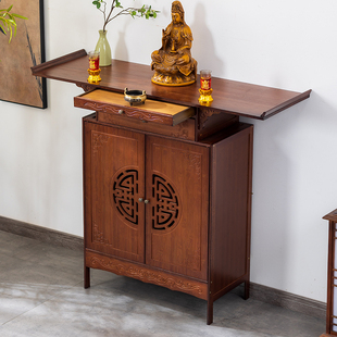 佛龛供桌神台香案家用财神爷供台佛台新中式玄关桌案台供香火桌子