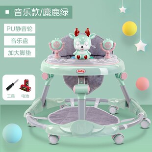 学步车防o型腿婴儿多工能防侧翻手推车宝宝可坐推行学步车起步车