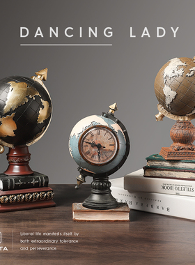 【曼塔】怀旧创意 客厅复古书柜书架装饰品柜子小摆件