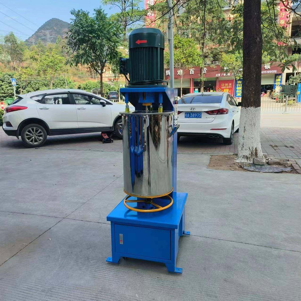 现货供应30KG工业颜料打粉机塑料色粉高速搅拌机食品粉末混合机