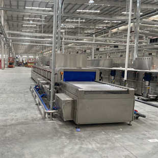 齿轮冲压件油污电加热通过式 清洗机全自动烘干清洗一体机智能设备