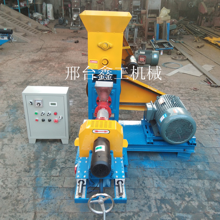 宠物饲料颗粒膨化机 狗粮猫粮制作机 水产鱼饲料膨化机